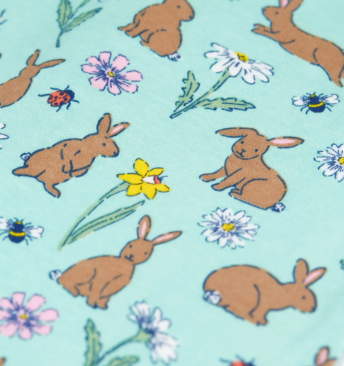 Frugi Baby Rabbits Gift Set Pn3ge Clothing NEWBORN / Aqua,0-3M / Aqua,3-6M / Aqua,6-9M / Aqua