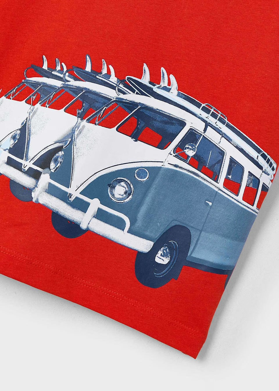Mayoral Boys Campervan T-Shirt 3047 Red Clothing 4YRS / Red,5YRS / Red,6YRS / Red,7YRS / Red,8YRS / Red,9YRS / Red