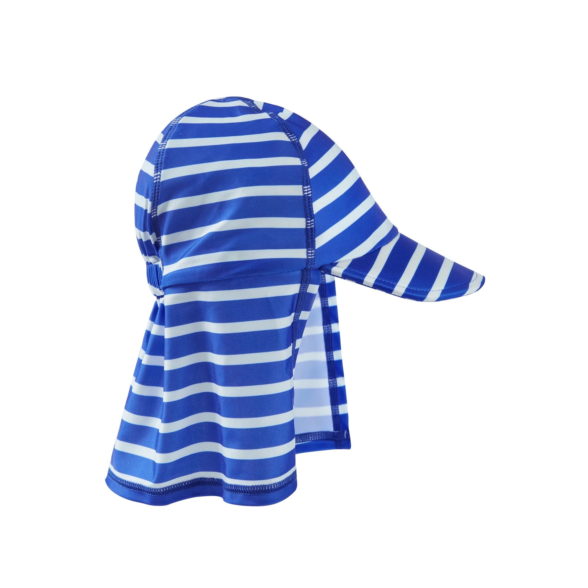 Frugi Little Swim Sun Hat Lm6z0 Blue Stripe Clothing 0-6M / Blue,6-12M / Blue,1-2YRS / Blue,2-4YRS / Blue