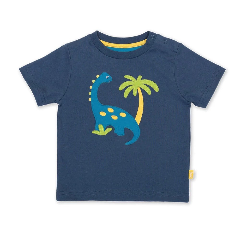 Kite Dino Earth Infant T-Shirt 9627 Clothing 3-6M / Blue,6-9M / Blue,9-12M / Blue,12-18M / Blue,18-24M/2Y / Blue,3YRS / Blue,4YRS / Blue,5YRS / Blue