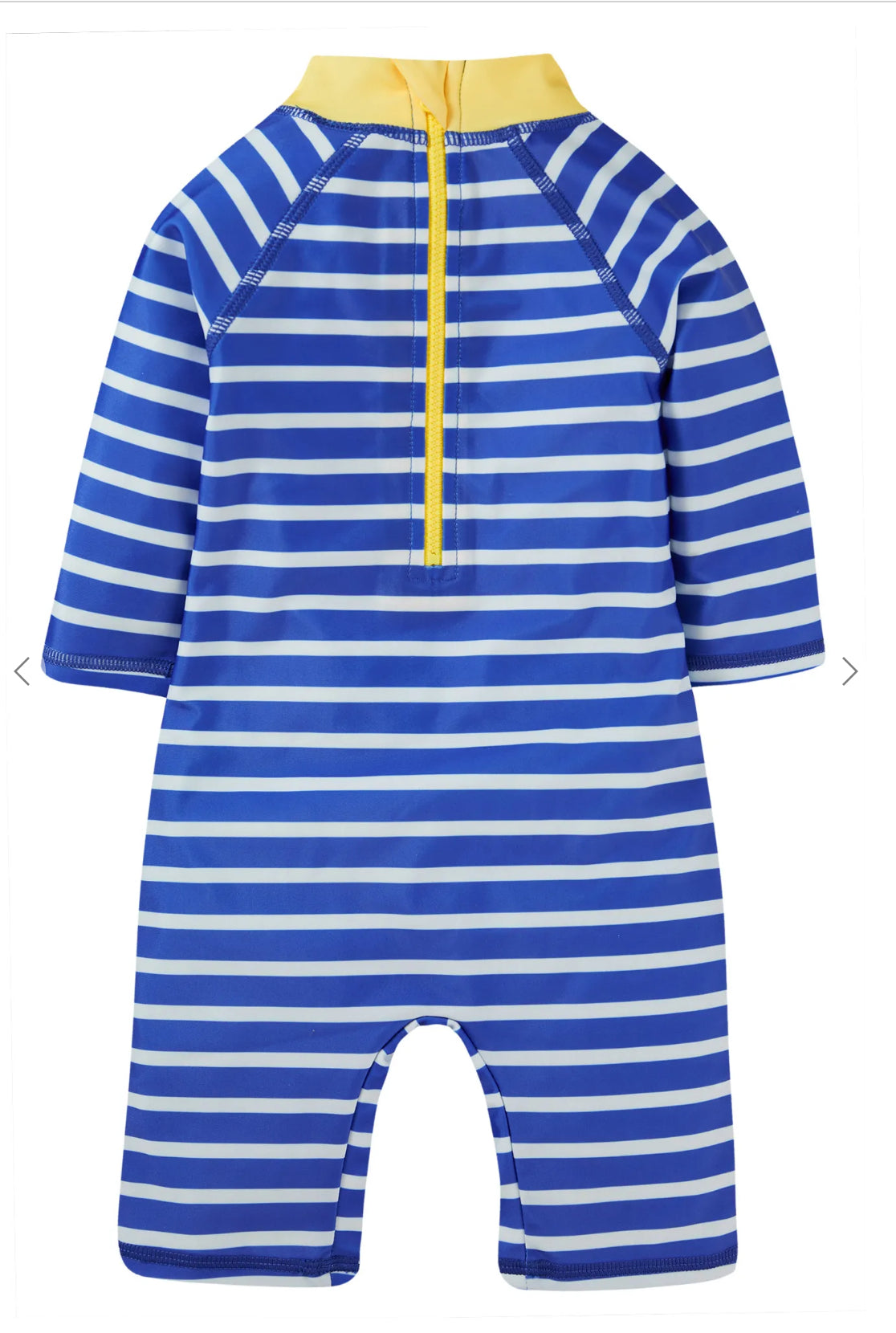 Frugi Sunsafe Suit Lm5bi Tropical Sea Shark Clothing 0-6M / Blue,6-12M / Blue,12-18M / Blue,18-24M / Blue,2-3YRS / Blue,3-4YRS / Blue