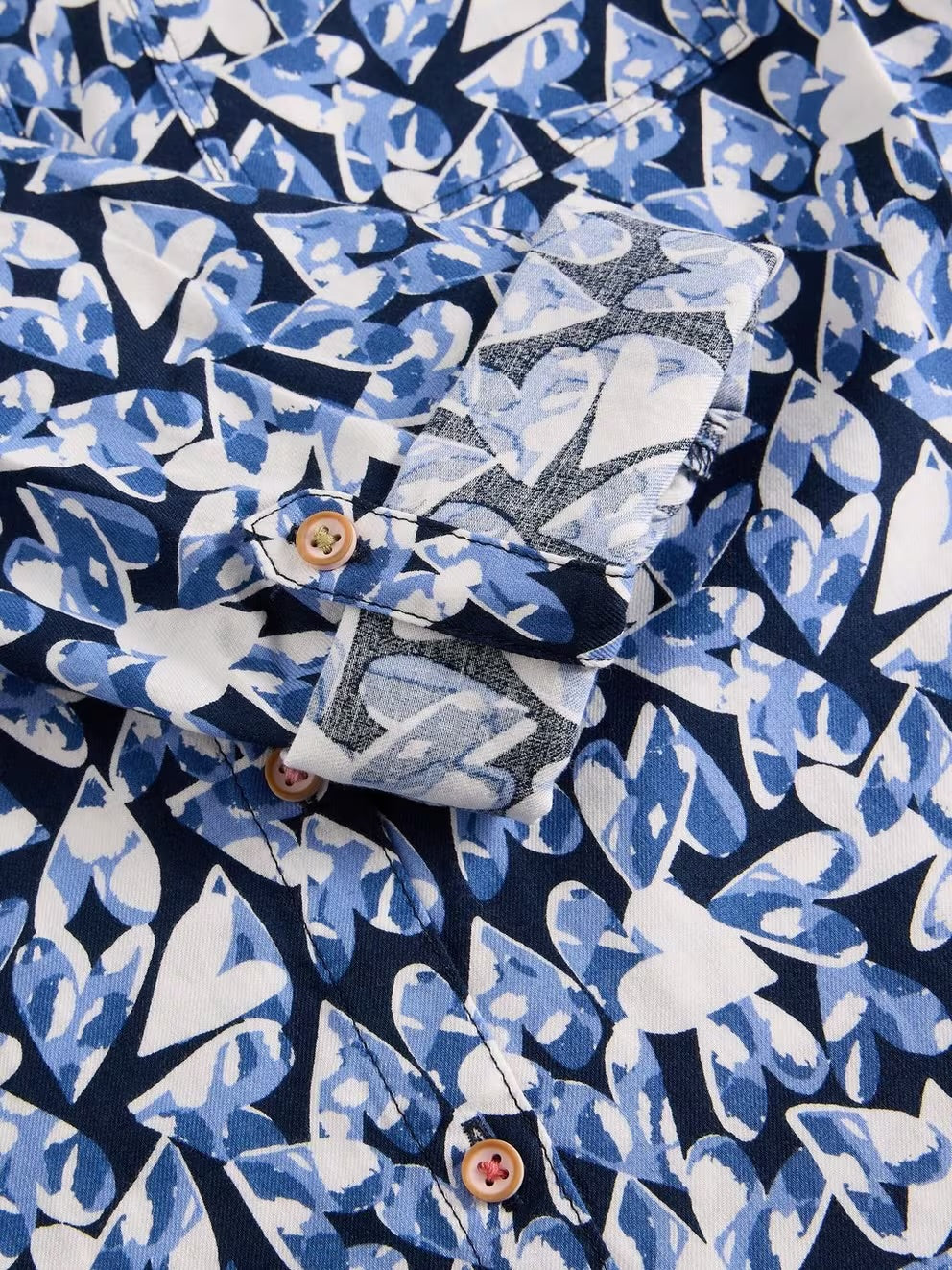 White Stuff Womens Sophie Shirt 445245 Navy Print Clothing UK8 / Navy,UK10 / Navy,UK12 / Navy,UK14 / Navy,UK16 / Navy,UK18 / Navy