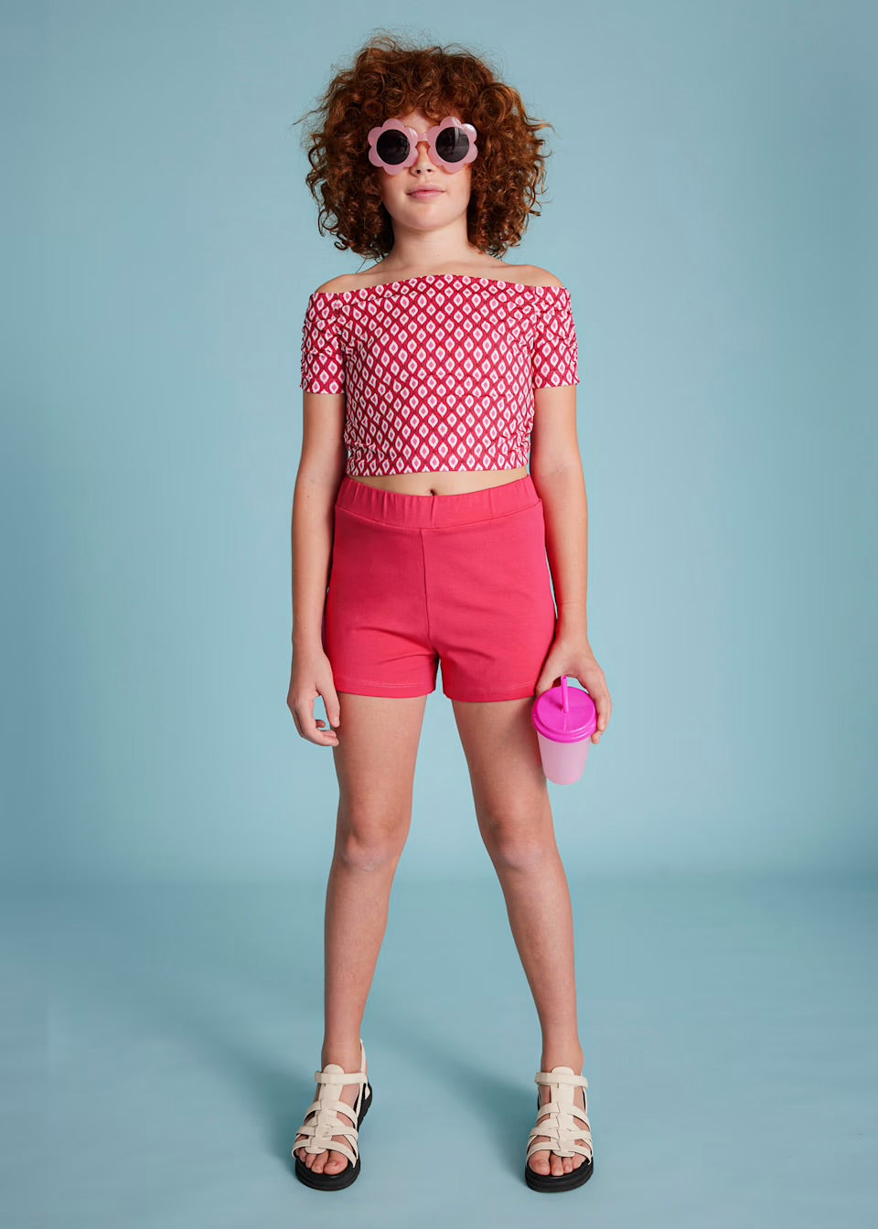 Mayoral Older Girls Shorts Set 6293 Pink Clothing 10YRS / Pink,12YRS / Pink,14YRS / Pink,16YRS / Pink