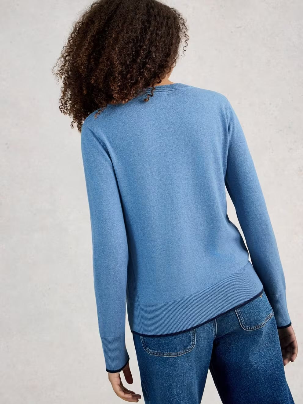 White Stuff Womens Katie Jumper 445408 Sky Blue Clothing UK8 / Sky Blue,UK10 / Sky Blue,UK12 / Sky Blue,UK14 / Sky Blue,UK16 / Sky Blue
