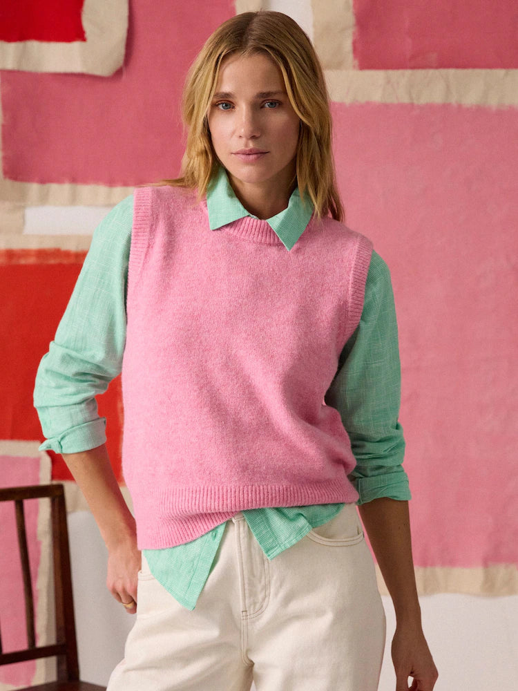 Joules Womens Holly Tank Top H14-525 Pink Clothing S / Pink,M / Pink,L / Pink