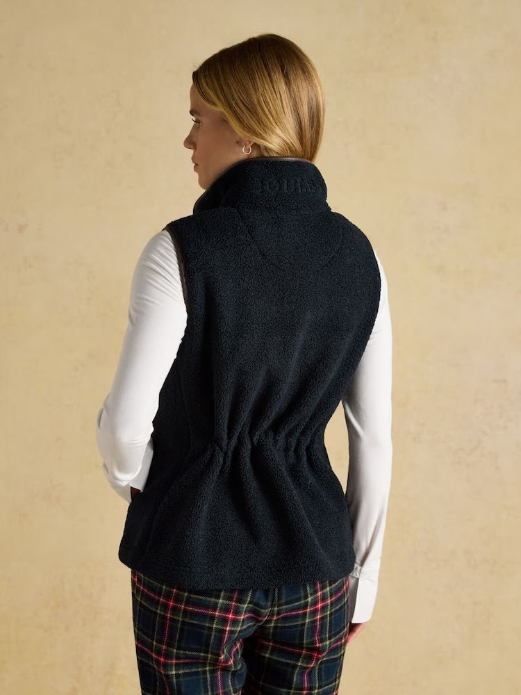 Joules Womens Borg Heritage Fleece Gilet W60-918 Clothing UK8 / Navy,UK10 / Navy,UK12 / Navy,UK14 / Navy,UK16 / Navy