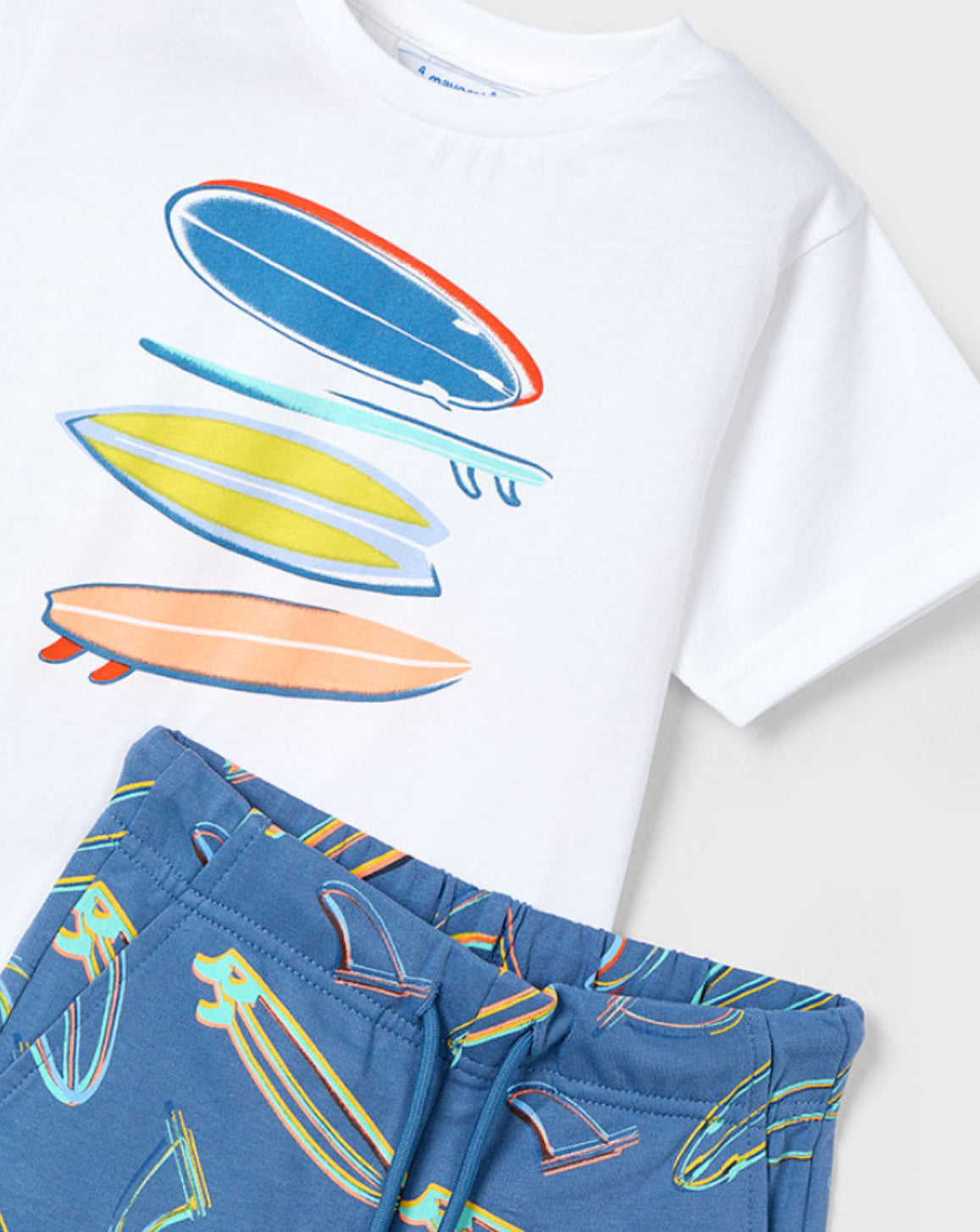 Mayoral Boys Surf Shorts Set 3604 Clothing 4YRS / Blue,5YRS / Blue,6YRS / Blue,7YRS / Blue,8YRS / Blue,9YRS / Blue