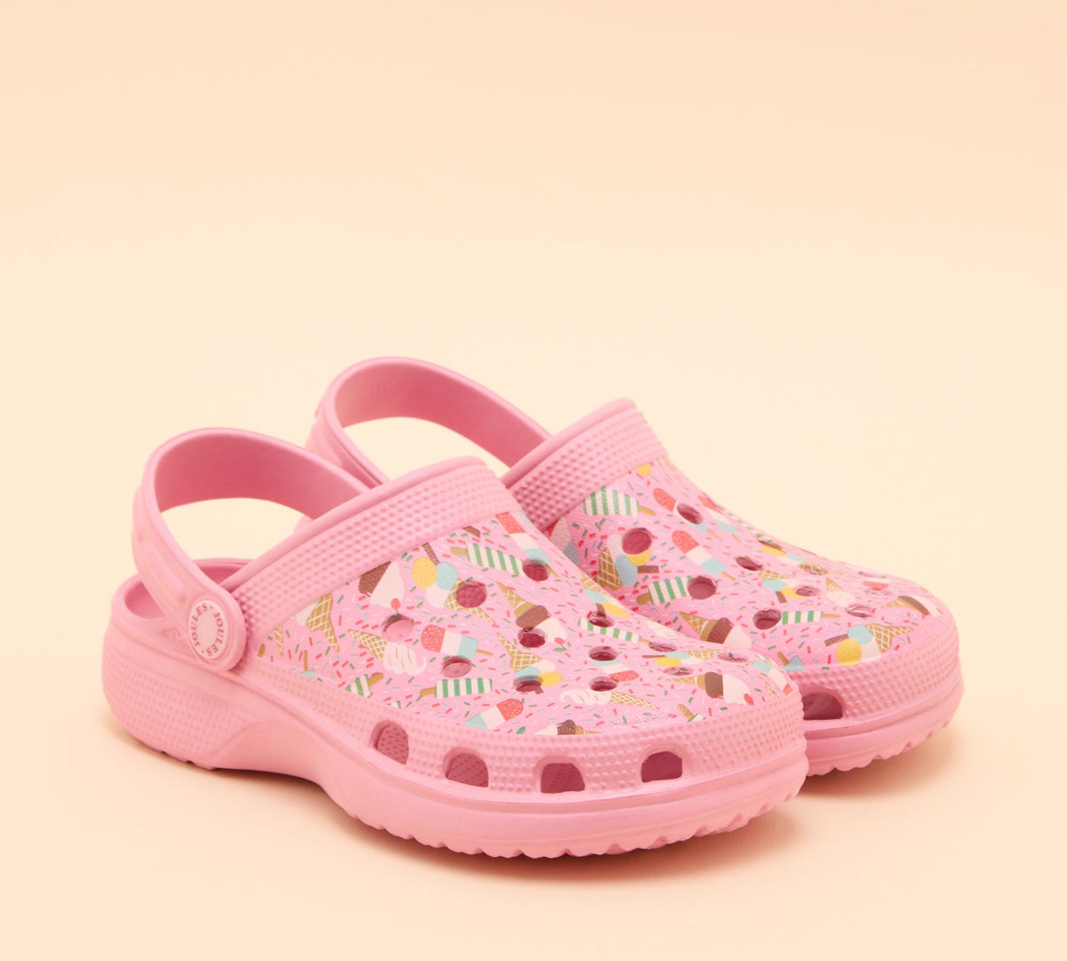 Joules Jnr Poole E00655 Pink Ice Creams Footwear UK8 INFANT / Pink,UK9 KIDS / Pink,UK10 KIDS / Pink,UK11 KIDS / Pink,UK12 KIDS / Pink,UK13 KIDS / Pink,UK1 KIDS / Pink,UK2 KIDS / Pink,UK3 / Pink