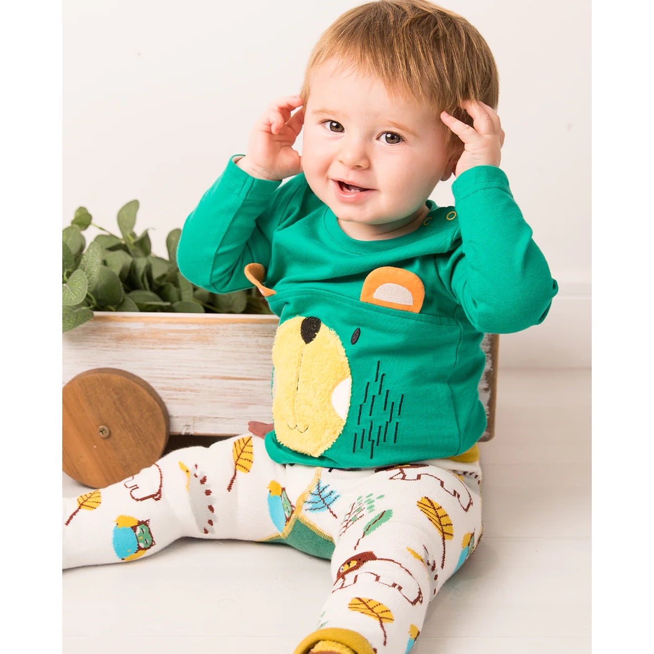 Blade & Rose Wild Woodland Infant T-Shirt Clothing 0-6M / Green,6-12M / Green,12-24M / Green