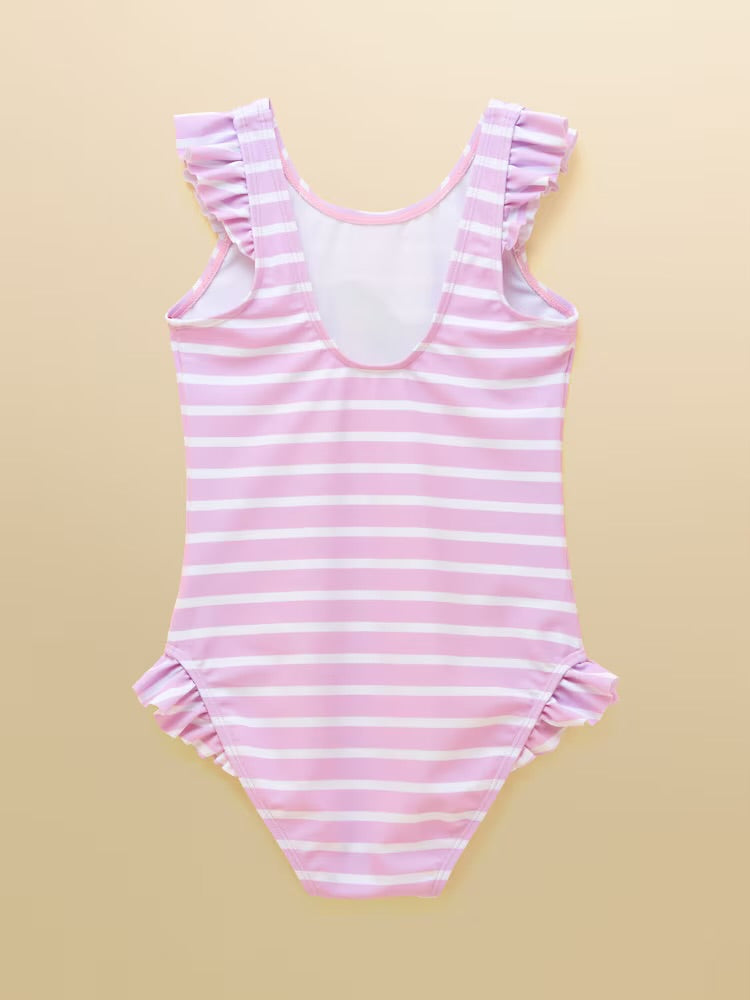 Joules Girls Splash Swimsuit W37-981 Lilac Clothing 4YRS / Lilac,5YRS / Lilac,6YRS / Lilac,7YRS / Lilac