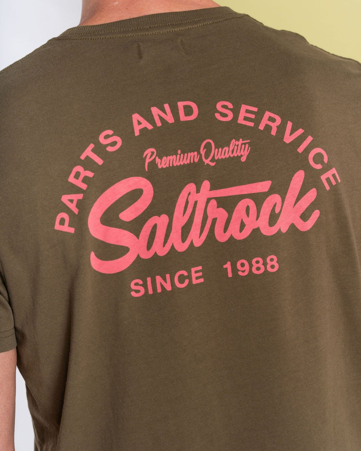 Saltrock Mens Strike Logo T-Shirt Tsb12501031 Khaki Clothing SMALL ADULT / Khaki,MEDIUM ADULT / Khaki,LARGE ADULT / Khaki,XL ADULT / Khaki