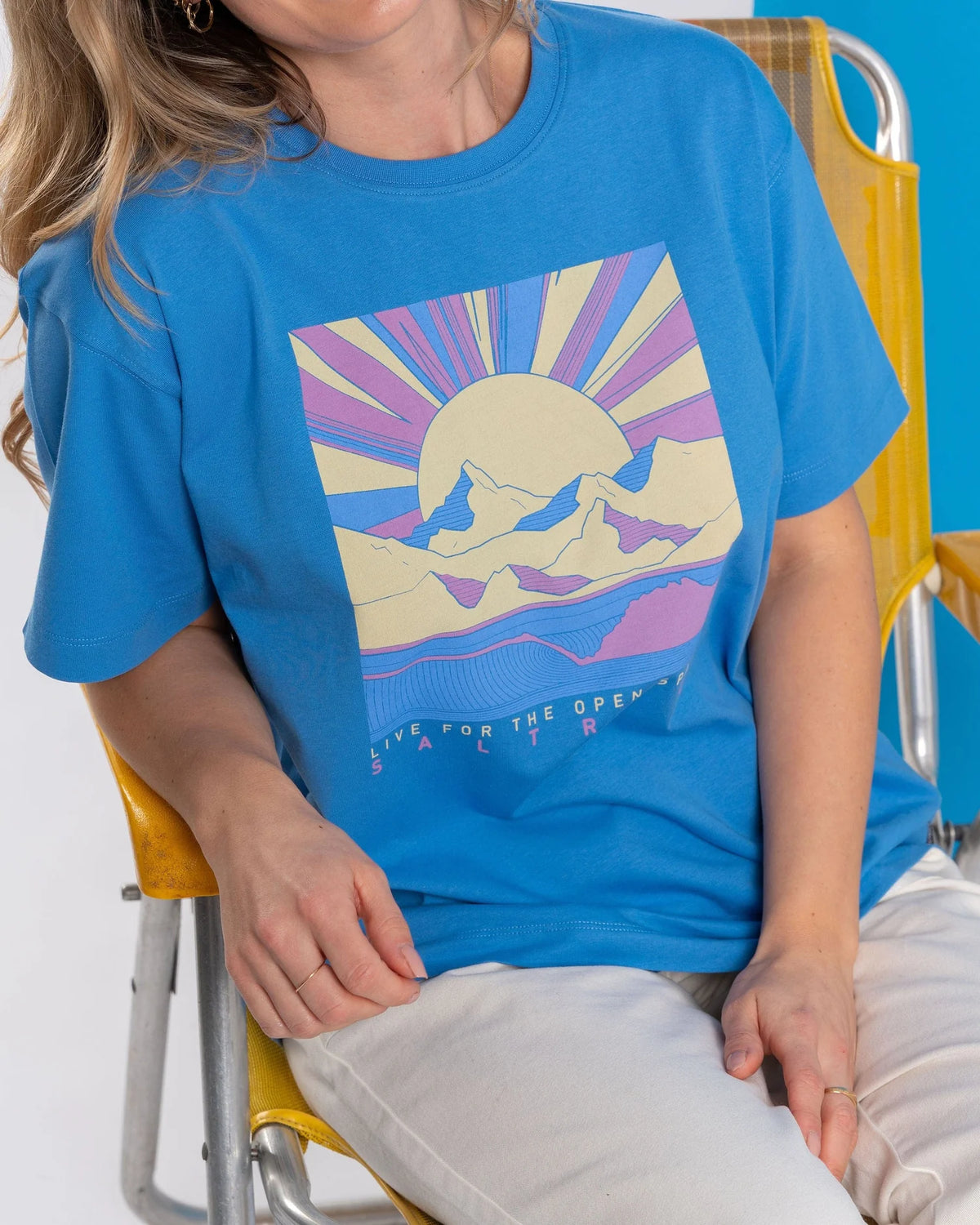 Saltrock Womens Open Spaces T-Shirt Tsf22501022 Blue Clothing XS ADULT / Blue,SMALL ADULT / Blue,MEDIUM ADULT / Blue,LARGE ADULT / Blue