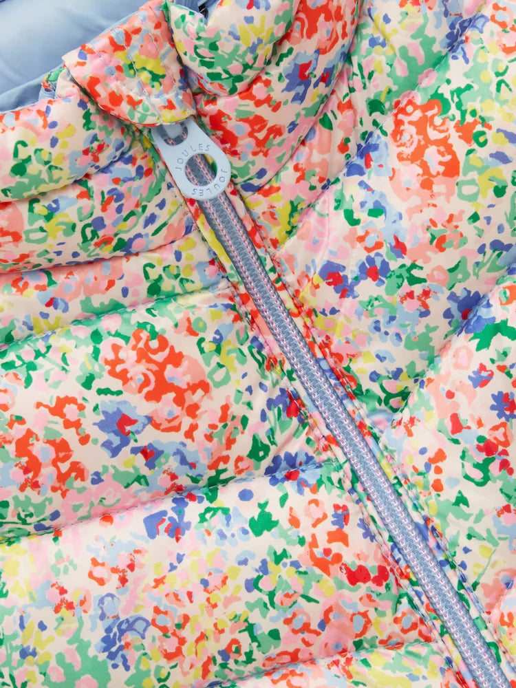 Joules Girls Crofton Gilet H27-185 Ditsy Clothing 4YRS / Multi,5YRS / Multi,6YRS / Multi,8YRS / Multi