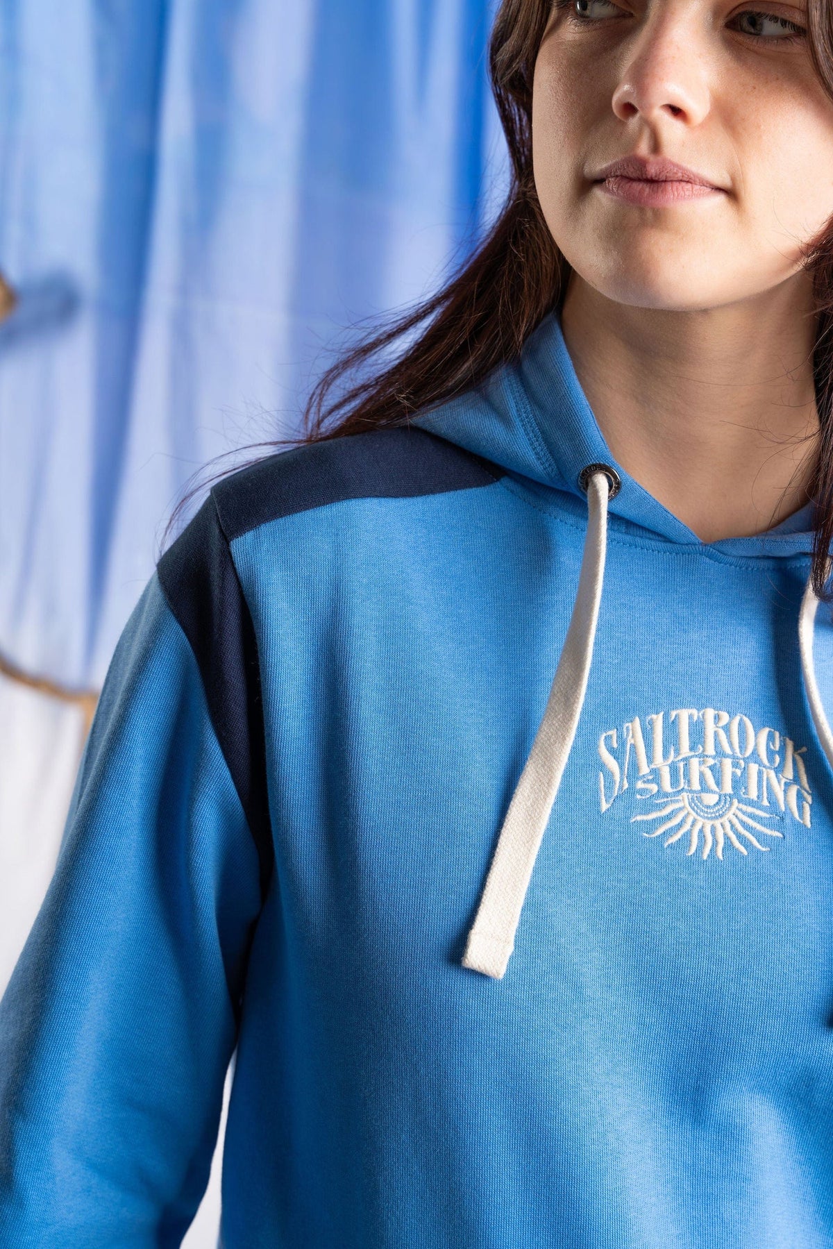 Saltrock Womens Hartnoll Hoodie Hwf22501122 Blue Clothing XS ADULT / Blue,SMALL ADULT / Blue,MEDIUM ADULT / Blue,LARGE ADULT / Blue