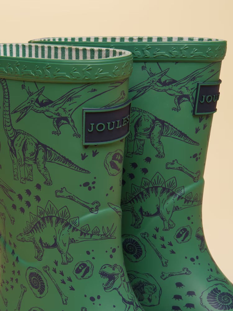 Joules Boys Wellingtons H20-644 Green Dino Footwear UK8 INFANT / Green,UK9 KIDS / Green,UK10 KIDS / Green,UK11 KIDS / Green,UK12 KIDS / Green,UK13 KIDS / Green,UK1 KIDS / Green,UK2 KIDS / Green