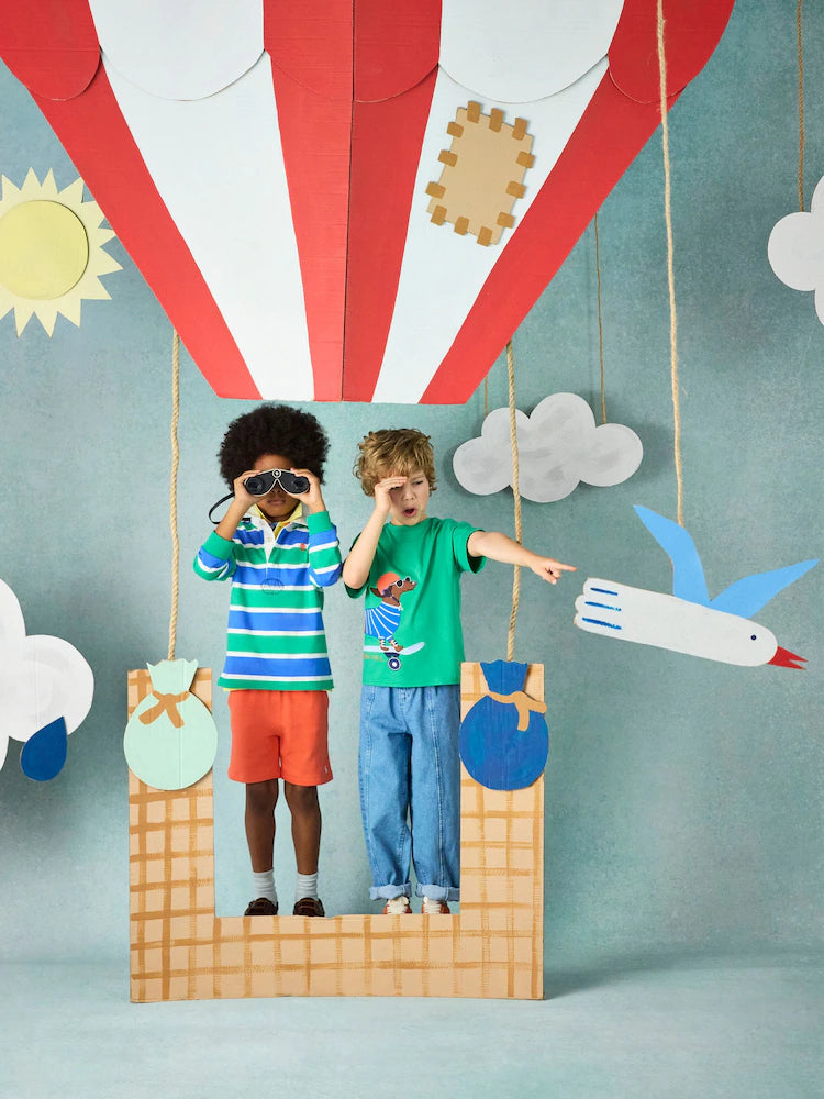 Joules Boys Archie T-Shirt W38-105 Green Skate Dog Clothing 4YRS / Green,5YRS / Green,6YRS / Green,8YRS / Green