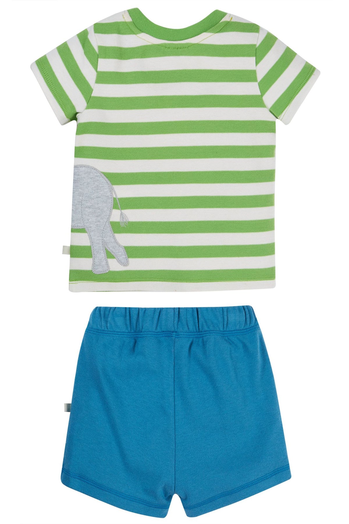 Frugi Infant Shorts Set Pg2ge Kiwi Elephant Clothing 3-6M / Kiwi,6-9M / Kiwi,9-12M / Kiwi,12-18M / Kiwi,18-24M / Kiwi
