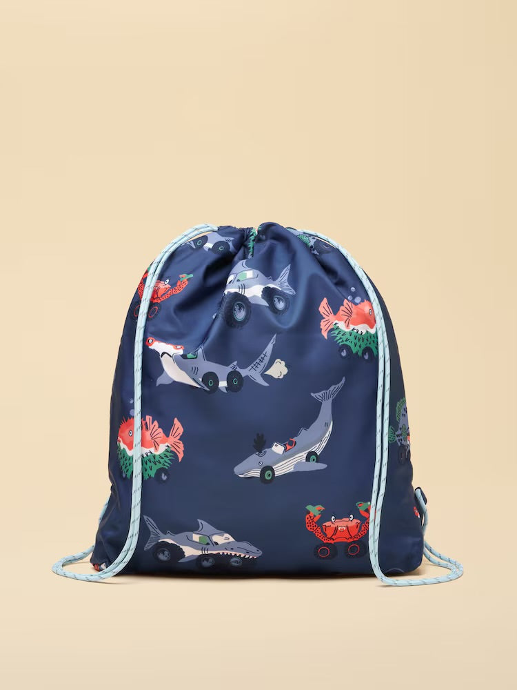 Joules Adventurer Swim/Pe Bag H20-653 Blue Fish Accessories ONE SIZE / Blue