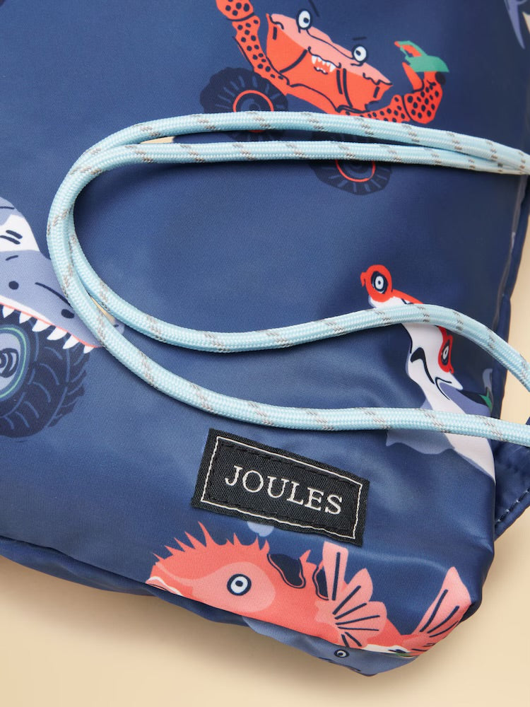 Joules Adventurer Swim/Pe Bag H20-653 Blue Fish Accessories ONE SIZE / Blue