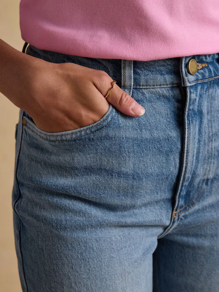 Joules Womens Turn Back Jeans W70-746 Light Denim Clothing UK8 / Light Denim,UK10 / Light Denim,UK12 / Light Denim,UK14 / Light Denim