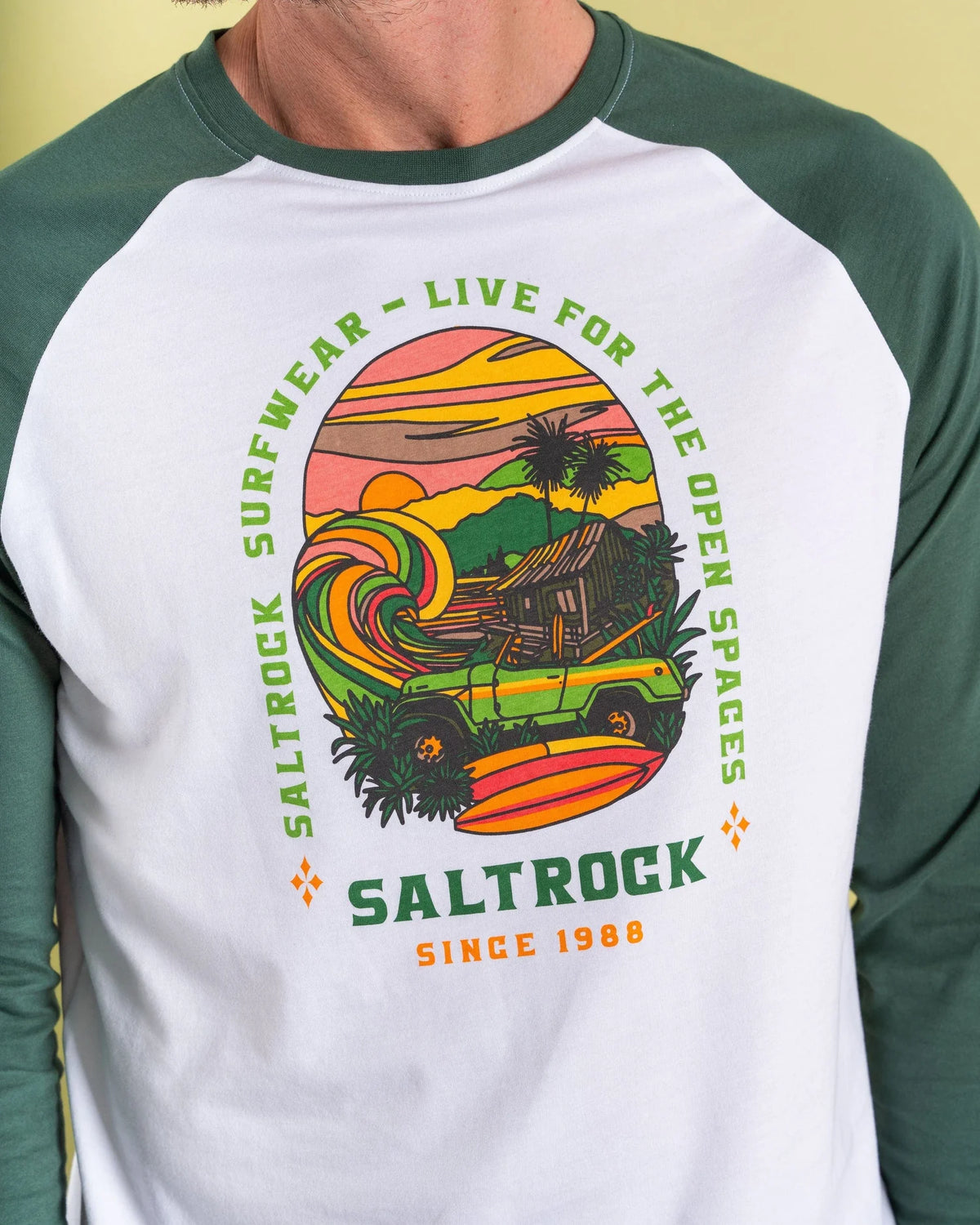 Saltrock Mens Atlantic Adventure Ls T-Shirt Lsf12501003 Clothing SMALL ADULT / Green,MEDIUM ADULT / Green,LARGE ADULT / Green,XL ADULT / Green