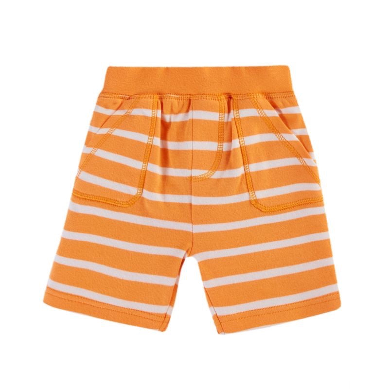 Frugi Little Ellis Shorts Pj1b6 Tangerine Clothing 3-6M / Tangerine,6-9M / Tangerine,9-12M / Tangerine,12-18M / Tangerine,18-24M / Tangerine,2-3YRS / Tangerine,3-4YRS / Tangerine