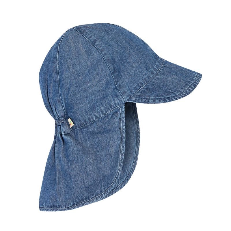 Frugi Infant Chambray Sun Hat Qq32e Clothing 0-6M / Chambray,6-12M / Chambray,1-2YRS / Chambray