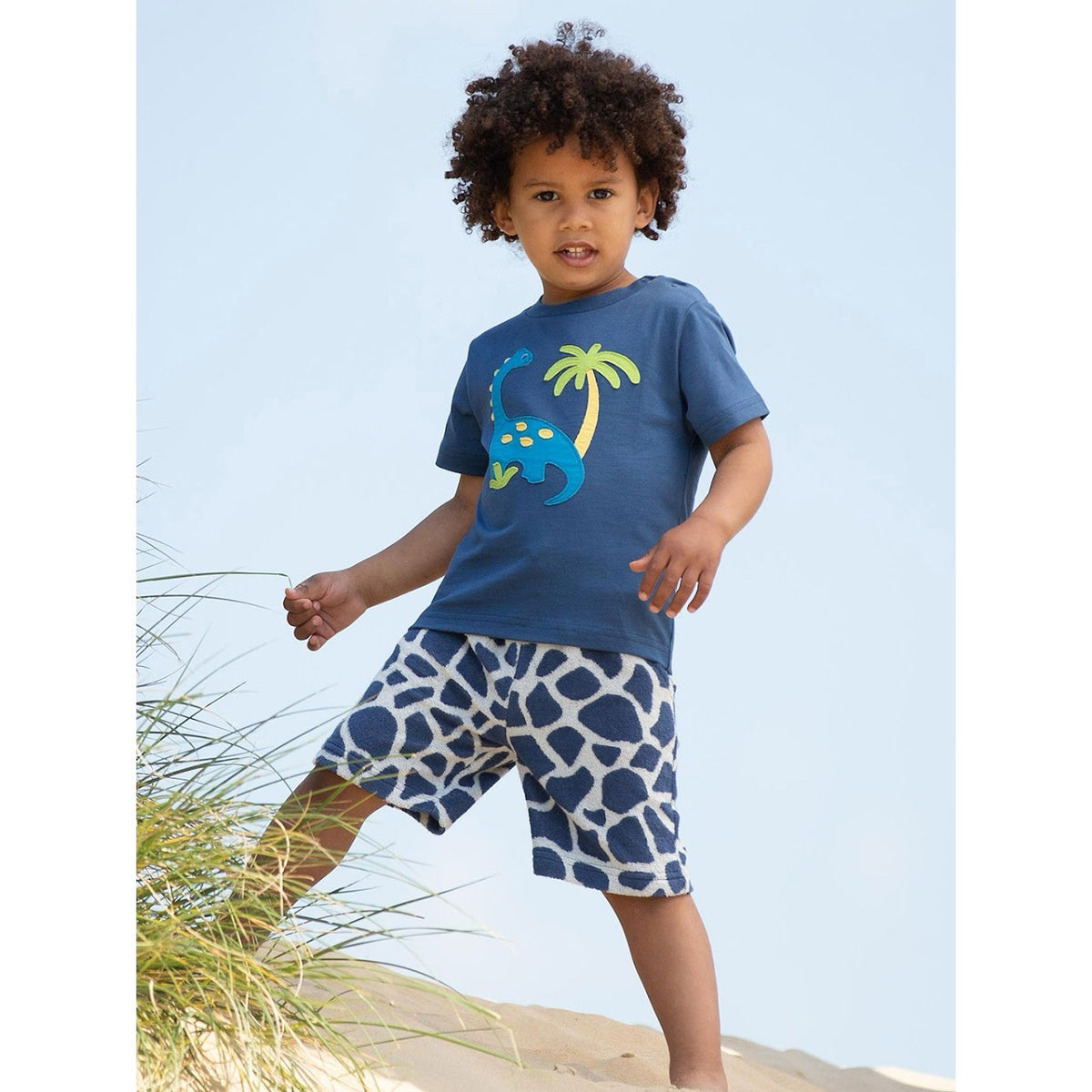 Kite Giraffe Infant Towelling Shorts 9453 Clothing 3-6M / Blue,6-9M / Blue,9-12M / Blue,12-18M / Blue,18-24M/2Y / Blue,3YRS / Blue,4YRS / Blue,5YRS / Blue