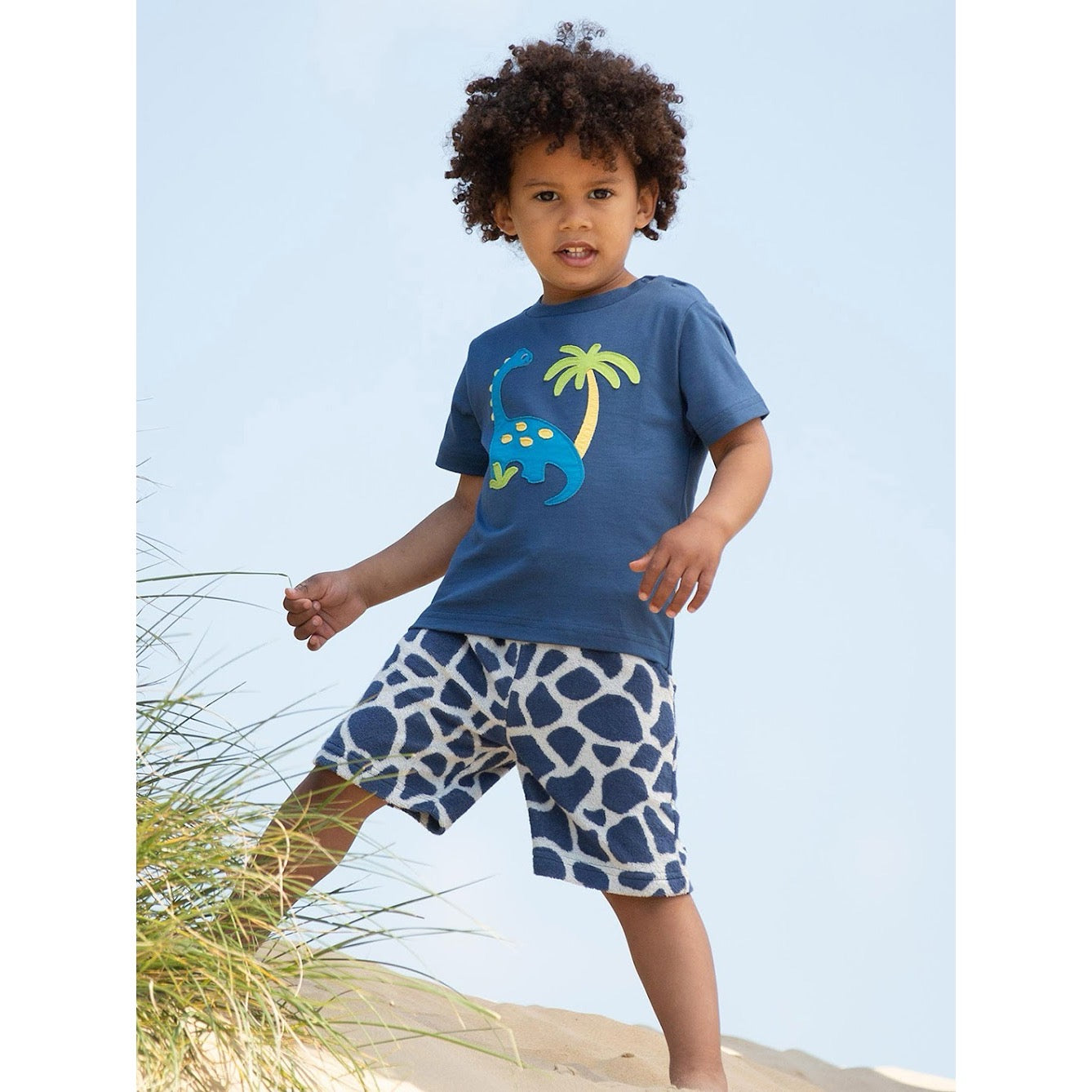 Kite Giraffe Infant Towelling Shorts 9453 Clothing 3-6M / Blue,6-9M / Blue,9-12M / Blue,12-18M / Blue,18-24M/2Y / Blue,3YRS / Blue,4YRS / Blue,5YRS / Blue