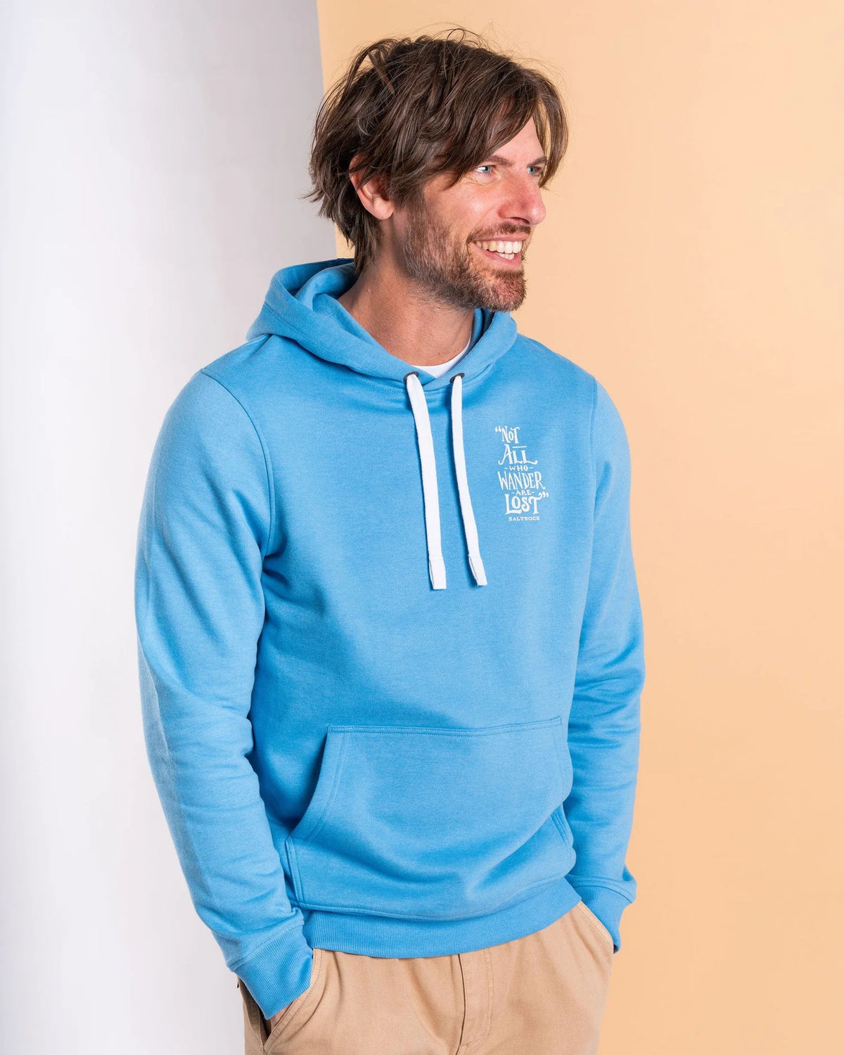 Saltrock Mens Lost Ships Hoodie Hwb12101085 Light Blue Clothing SMALL ADULT / Blue,MEDIUM ADULT / Blue,LARGE ADULT / Blue,XL ADULT / Blue