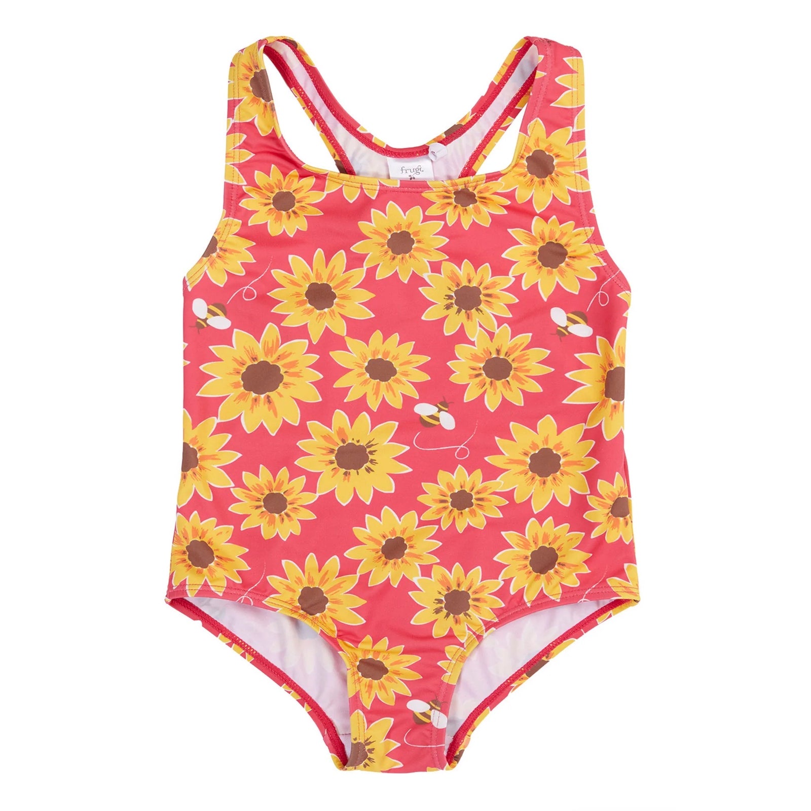 Frugi Sally Swimsuit 500225S6wlki Sunflowers Clothing 4-5YRS / Multi,5-6YRS / Multi,6-7YRS / Multi,7-8YRS / Multi,8-9YRS / Multi,9-10YRS / Multi