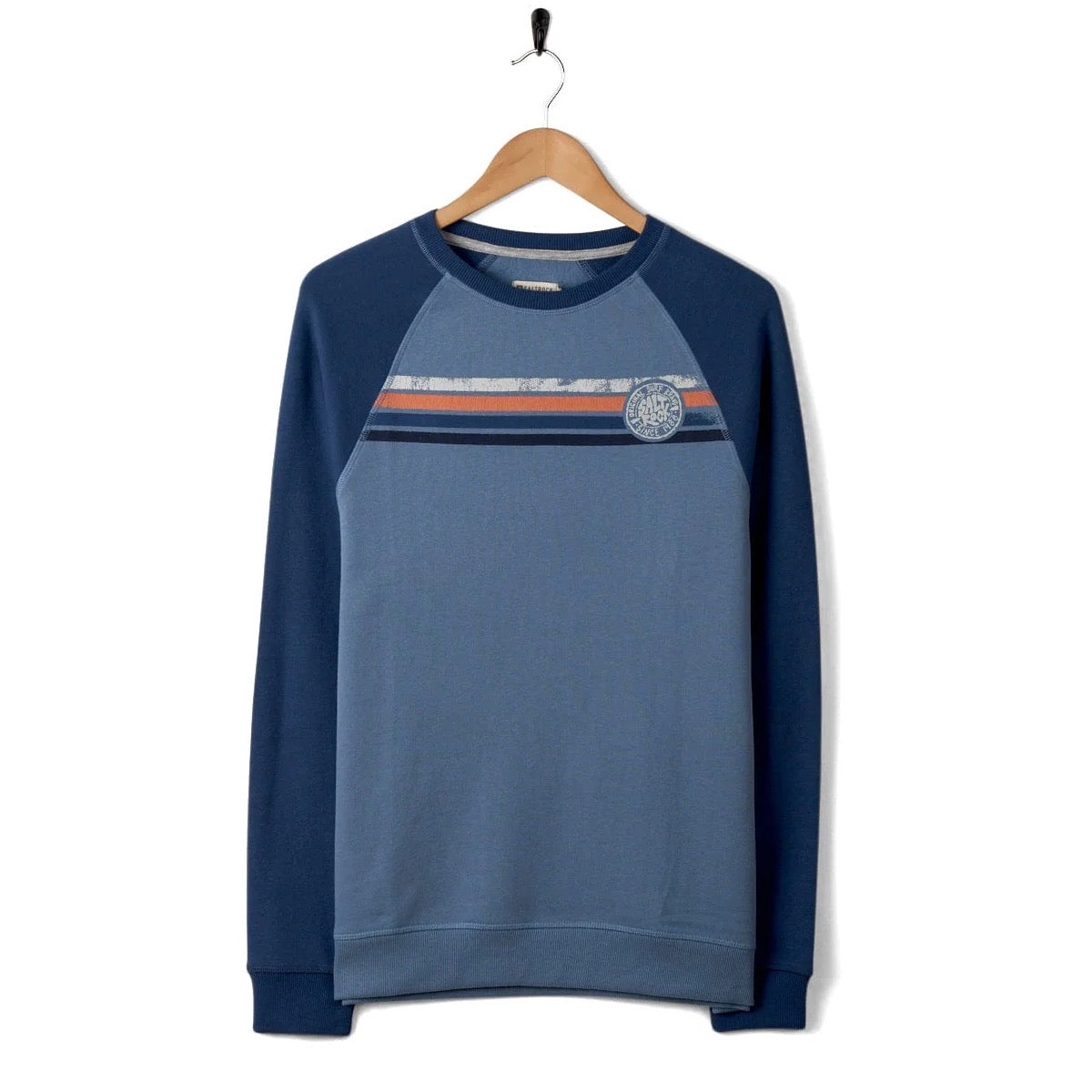 Saltrock Mens Spray Stripe Sweatshirt Clothing SMALL ADULT / Blue,MEDIUM ADULT / Blue,LARGE ADULT / Blue,XL ADULT / Blue