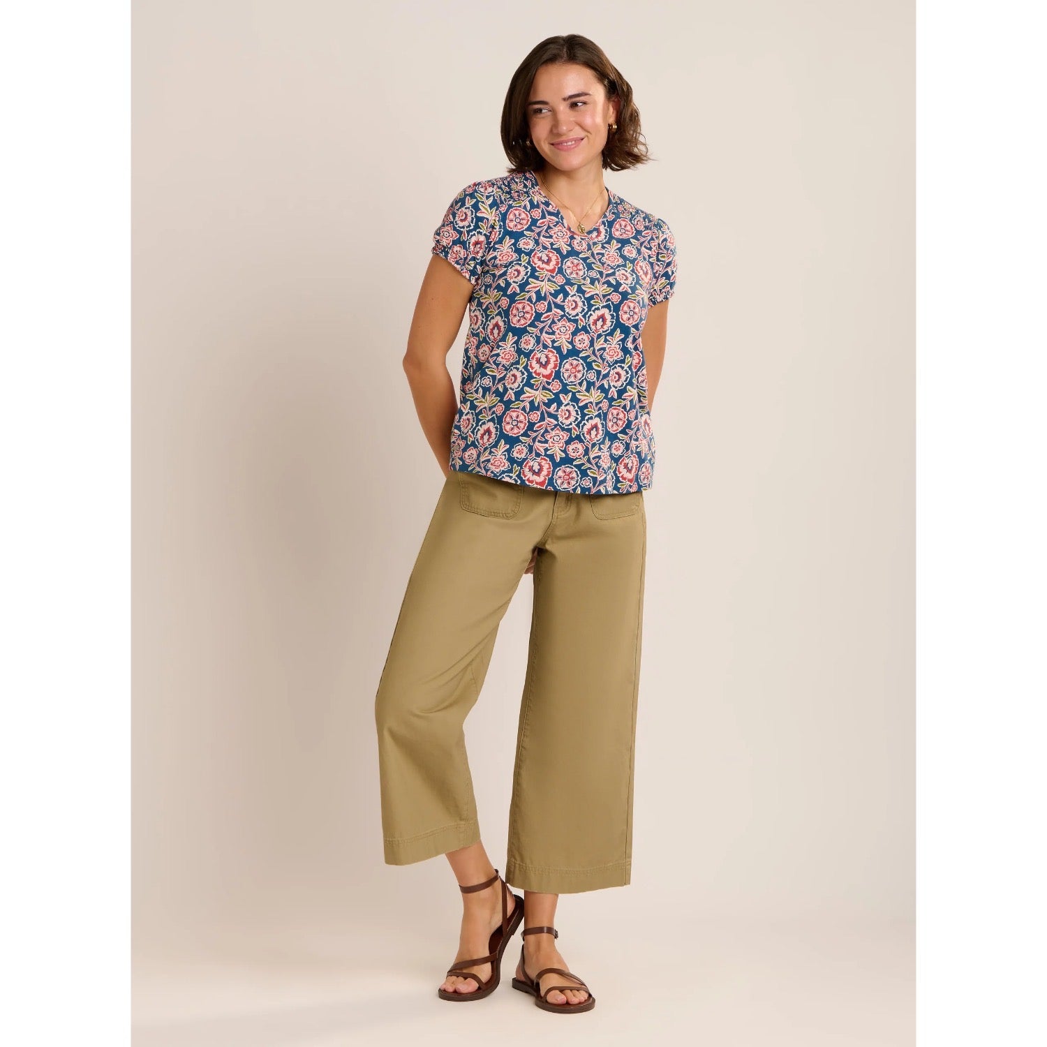 Brakeburn Womens Natalia Cropped Trousers