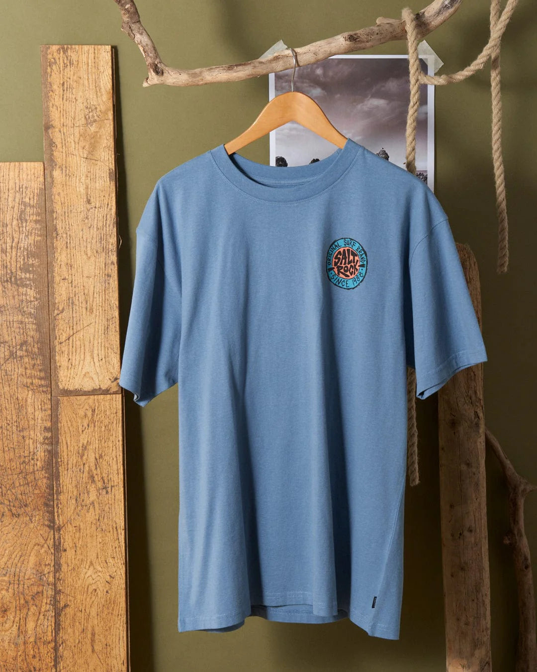 Saltrock Mens Sr Originals T-Shirt Ss24 Blue Clothing SMALL ADULT / Blue,MEDIUM ADULT / Blue,LARGE ADULT / Blue,XL ADULT / Blue