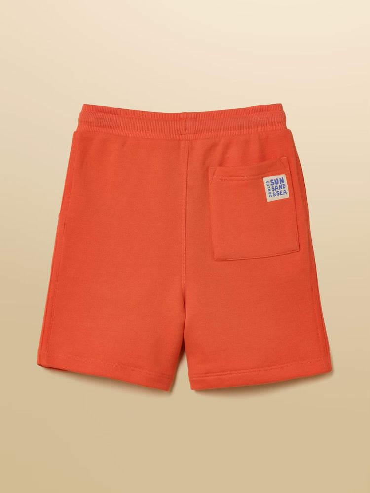 Joules Boys Sundaze Sweat Shorts Orange Clothing 4YRS / Orange,5YRS / Orange,6YRS / Orange,8YRS / Orange