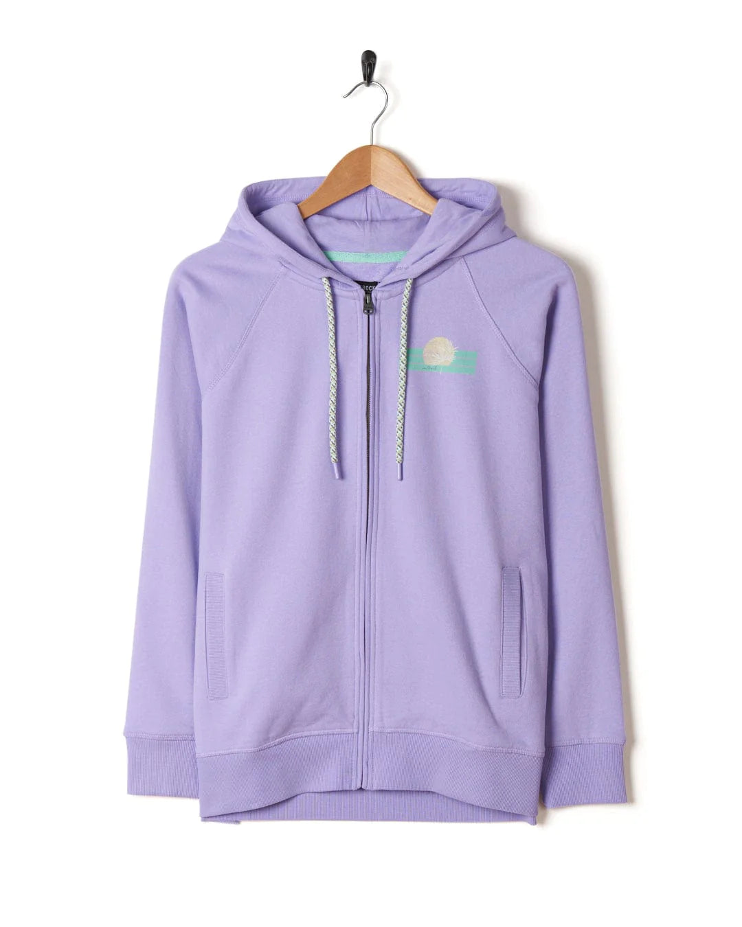 Lilac zip hoodie hotsell