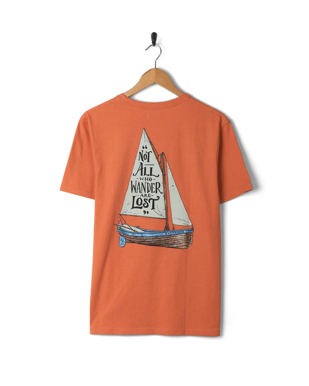 Saltrock Mens Lost Ships T-Shirt Orange Clothing MEDIUM ADULT / Orange,LARGE ADULT / Orange,XL ADULT / Orange