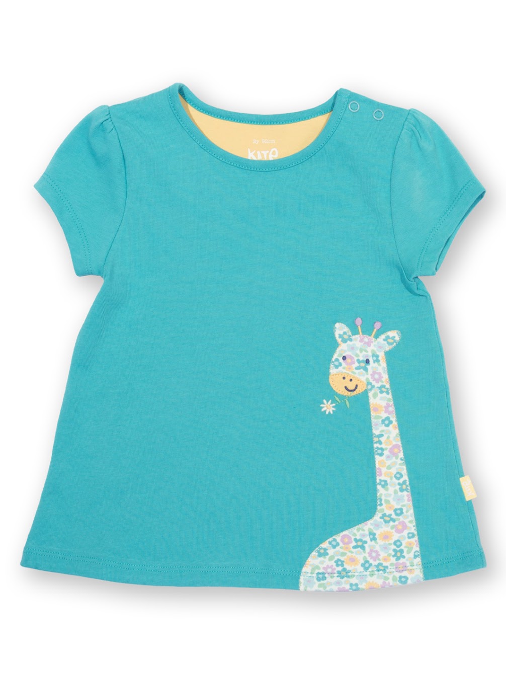 Kite Hello Giraffe Tunic Top 9310 Clothing 3-6M / Turquoise,6-9M / Turquoise,9-12M / Turquoise,12-18M / Turquoise,18-24M/2Y / Turquoise,3YRS / Turquoise,4YRS / Turquoise