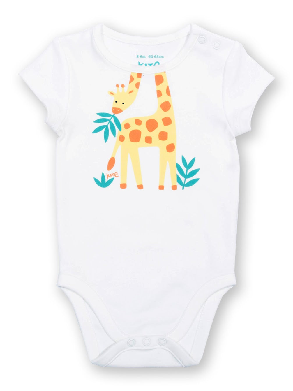 Kite Hello Giraffe Bodysuit 8140 Clothing 0-3M / White,3-6M / White,6-9M / White