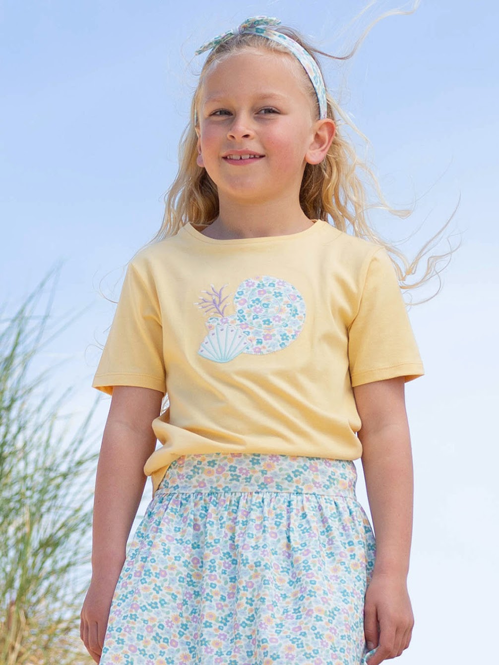 Kite Shell Seeker T-Shirt 9054 Clothing 4YRS / Yellow,5YRS / Yellow,6YRS / Yellow,7YRS / Yellow,8YRS / Yellow