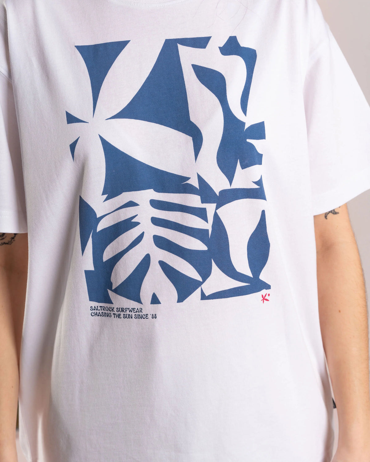 Saltrock Womens Balance Block T-Shirt Tsf22501061 White Clothing XS ADULT / White,SMALL ADULT / White,MEDIUM ADULT / White,LARGE ADULT / White