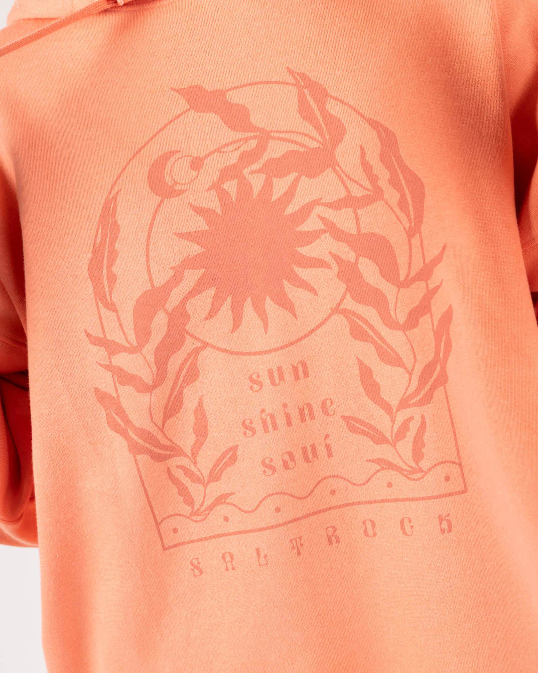 Saltrock Womens Sunshine Soul Hoodie Hwf22501065 Clothing XS ADULT / Coral,SMALL ADULT / Coral,MEDIUM ADULT / Coral,LARGE ADULT / Coral