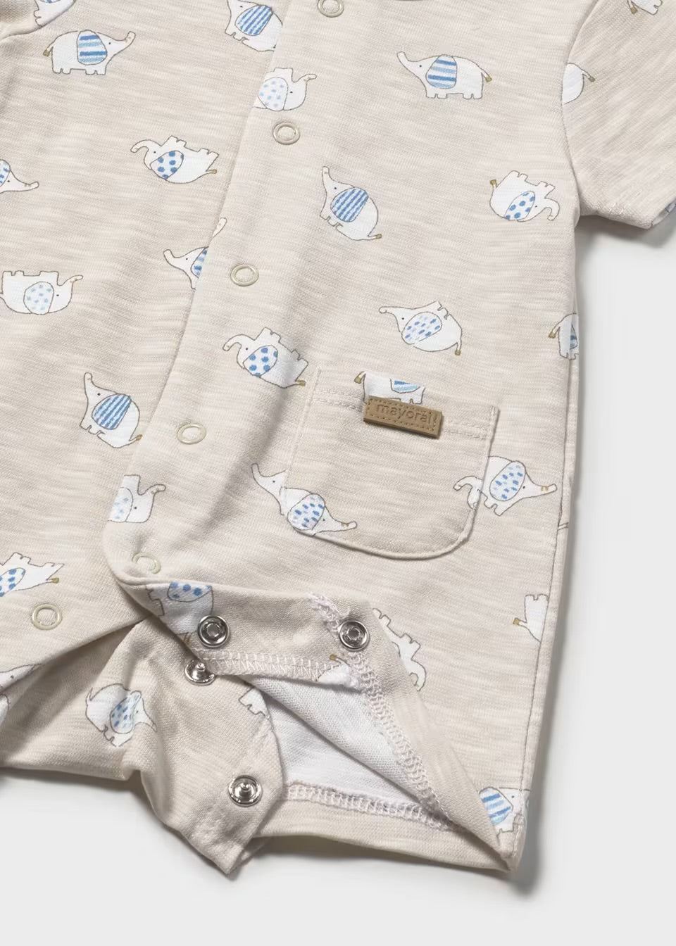 Mayoral Baby Short Romper 1717 Elephant