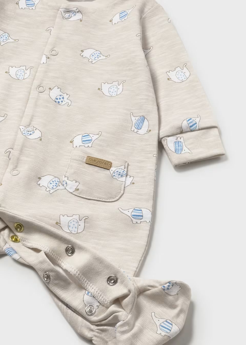 Mayoral Baby Romper And Hat 1718 Elephant