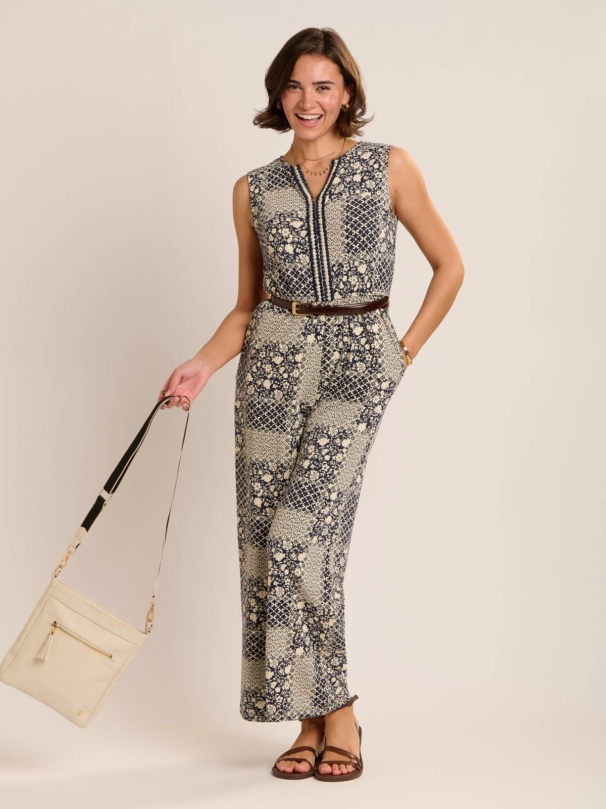 Brakeburn Sierra Cream Cross Body Bag Ss26