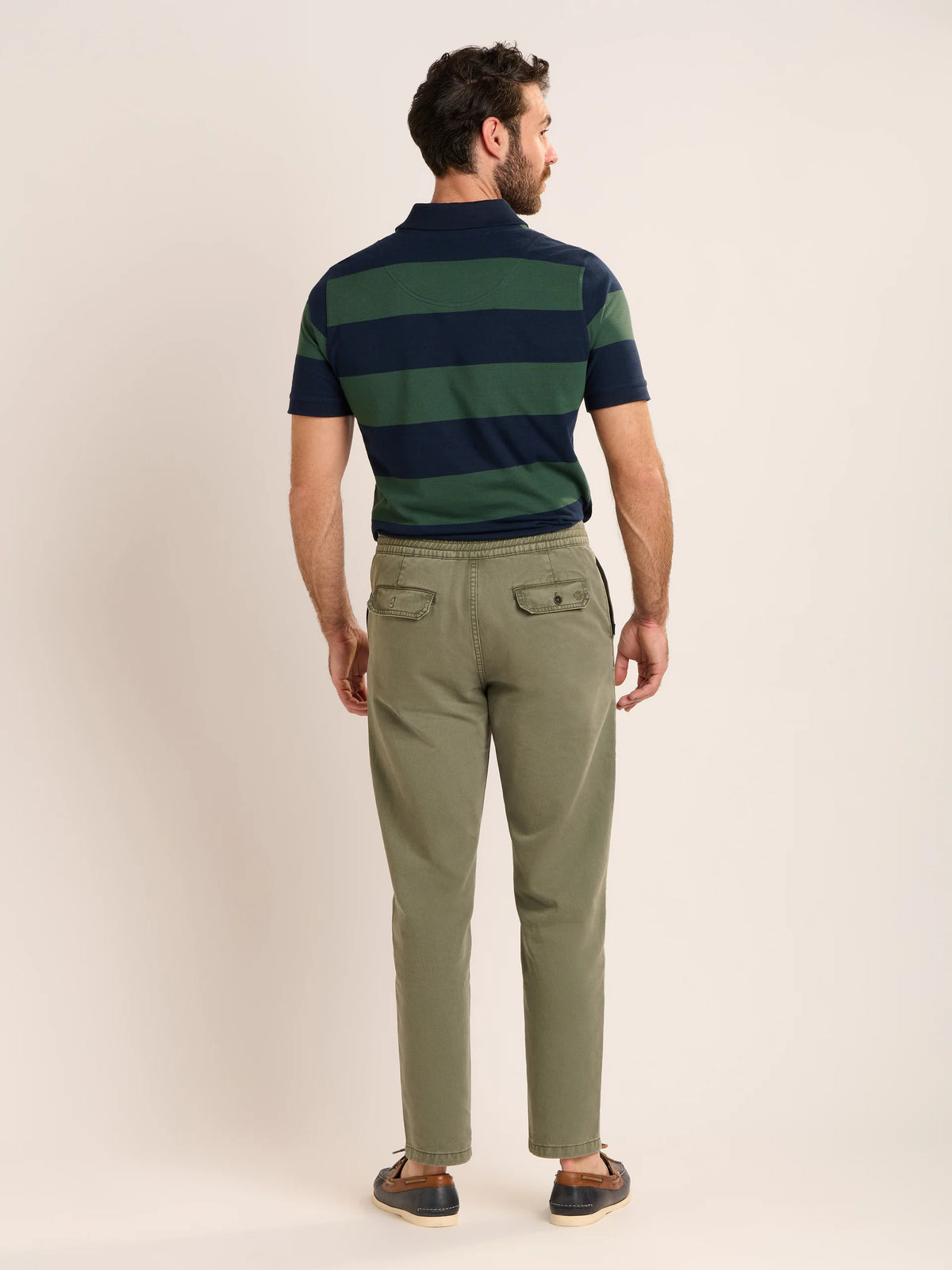 Brakeburn Mens Dodworth Chino Trousers Khaki