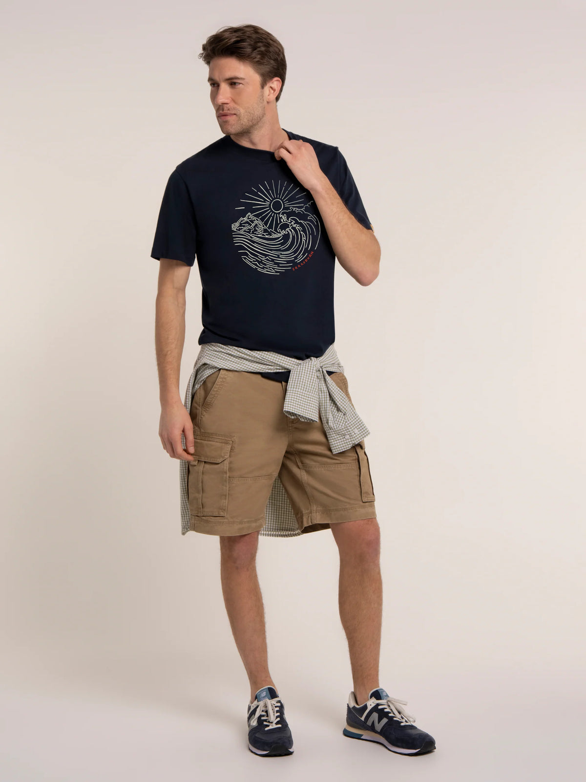 Brakeburn Mens Radstock T-Shirt Navy