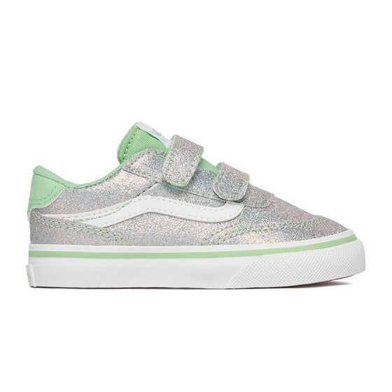 Vans Toddler Brooklyn Silver Green Vn000d7xemk1