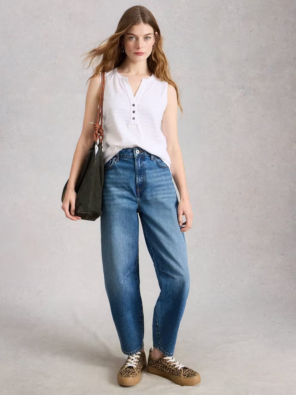 White Stuff Womens Nora Notch Vest 446223 White