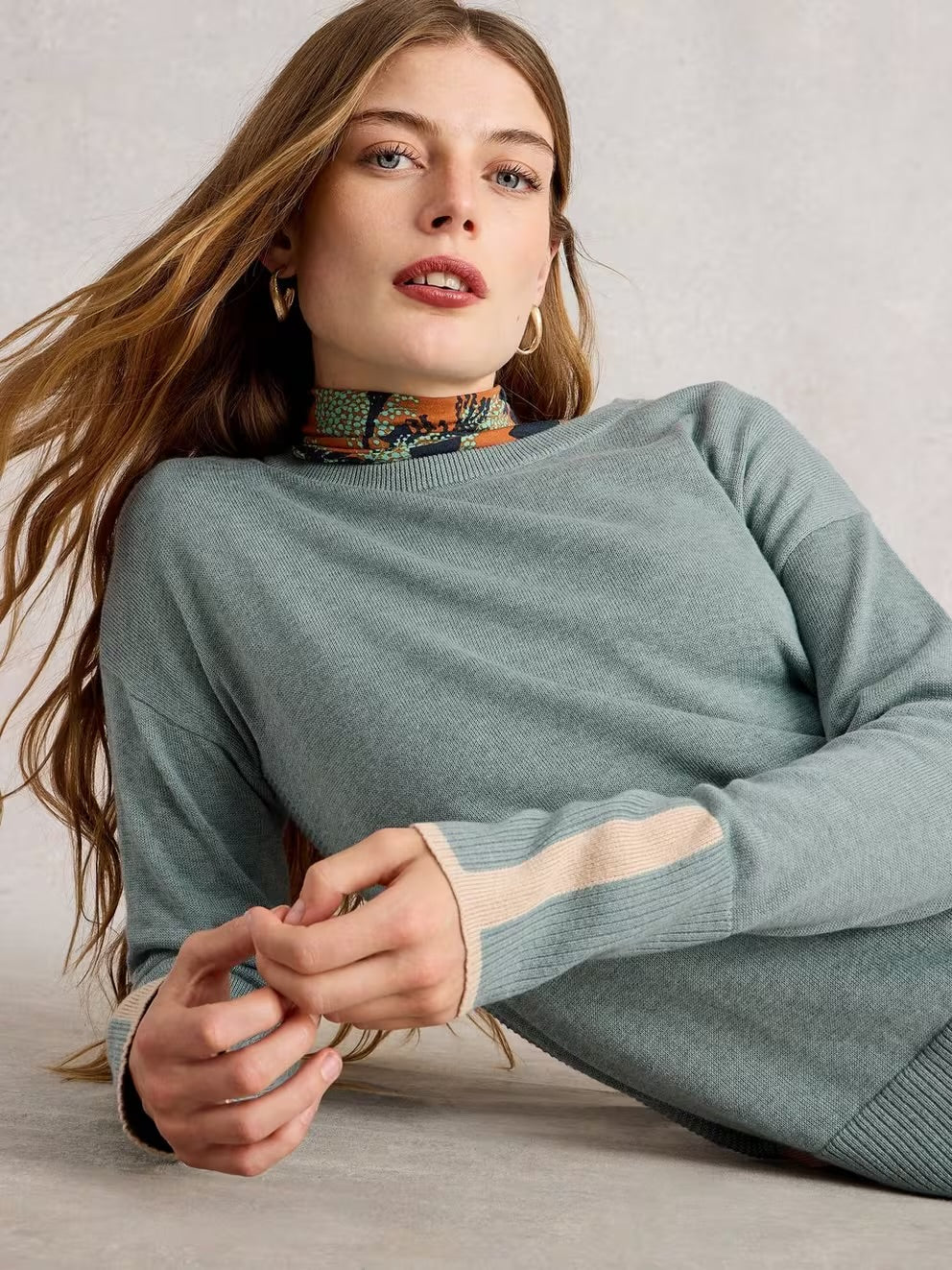 White Stuff Womens Olive Jumper 444046 Sage